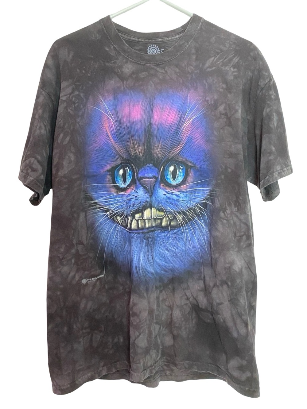 The Mountain Monster Cool Tee Tshirt Mens Unisex Size Large Animal Print Tie Dye